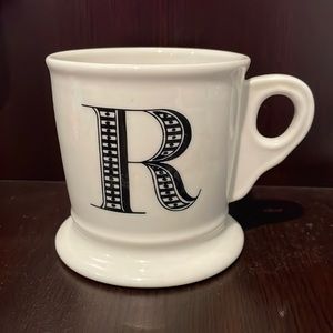 Anthropologie Initial R Coffee Mug